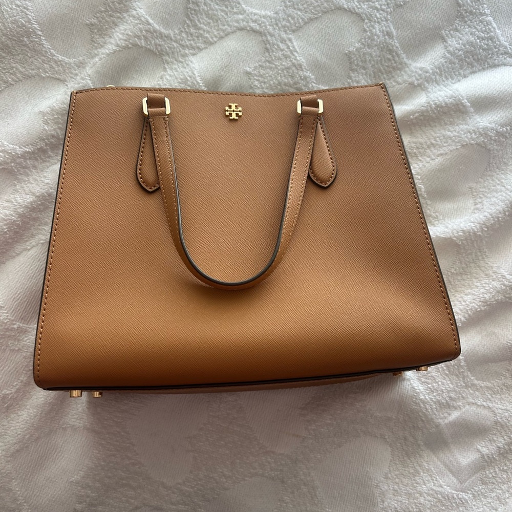Tory Burch Brown Leather Tote